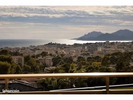 le cannet résidentiel résidence piscine spacieux 3p large terrasse garage et cave