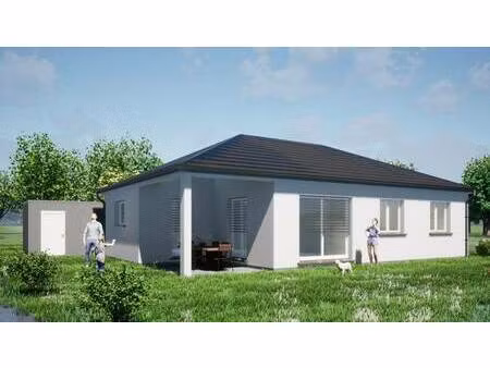 terrain avec maison neuve à vendre