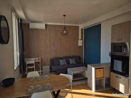 2 pièces meublé - 37 m2