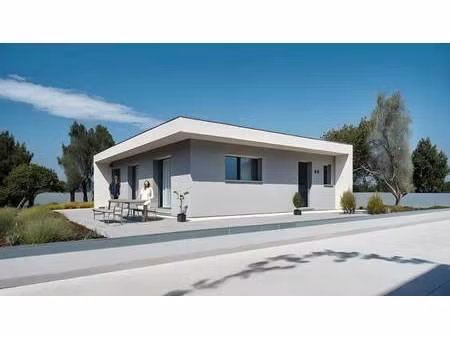 terrain avec maison neuve à vendre