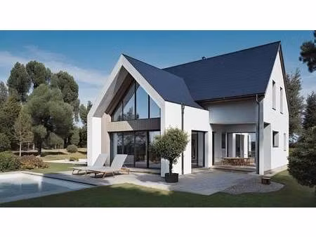 terrain avec maison neuve à vendre