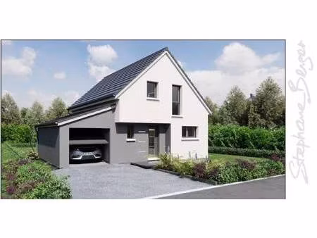 terrain avec maison neuve à vendre