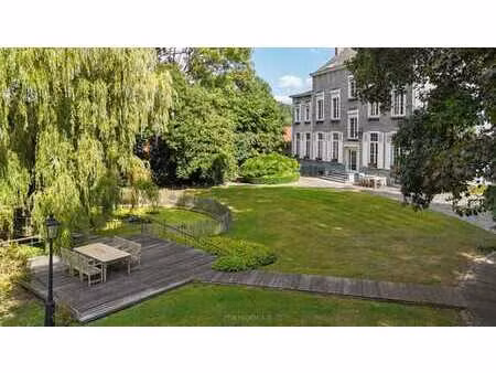 te koop  historisch herenhuis met parkdomein en boomgaard...