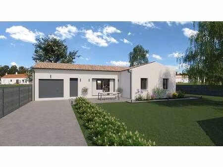 terrain avec maison neuve à vendre