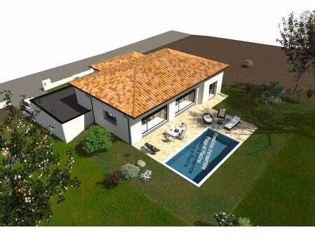 terrain avec maison neuve à vendre