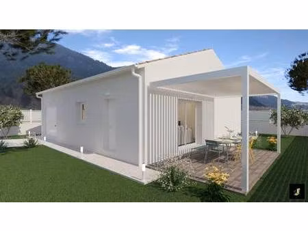 terrain avec maison neuve à vendre