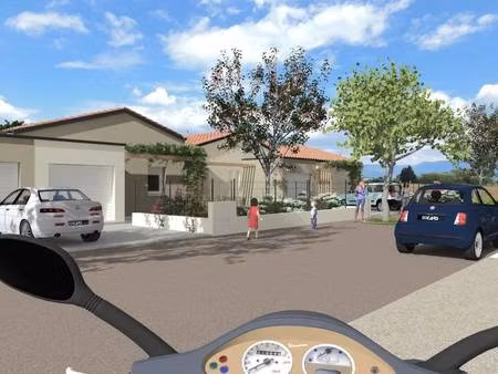 terrain avec maison neuve à vendre