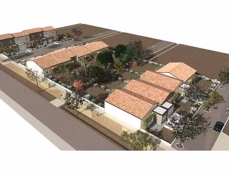 terrain avec maison neuve à vendre