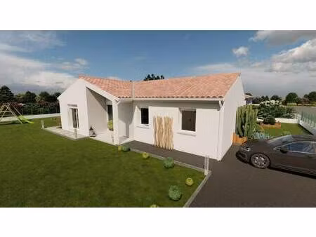 terrain avec maison neuve à vendre