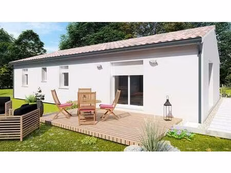 terrain avec maison neuve à vendre