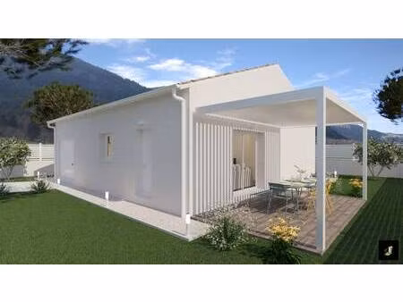 terrain avec maison neuve à vendre