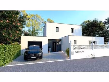 terrain avec maison neuve à vendre