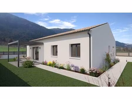 terrain avec maison neuve à vendre