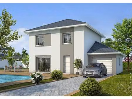 terrain avec maison neuve à vendre