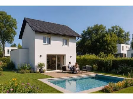 terrain avec maison neuve à vendre