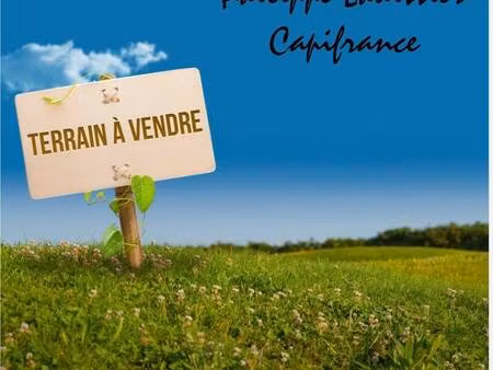 terrain constructible viabilisé à vendre