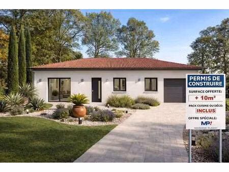 terrain avec maison neuve à vendre