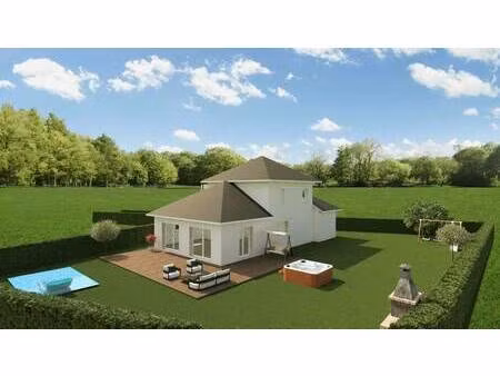 terrain avec maison neuve à vendre
