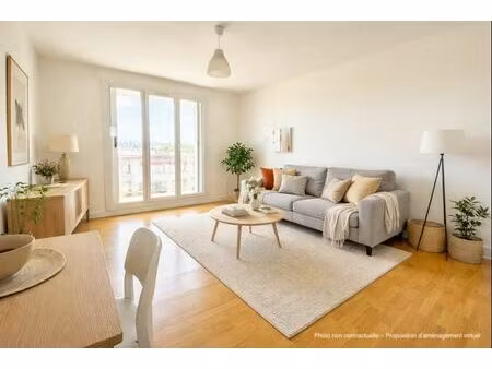 appartement lumineux avec balcon  cave et parking – résidence sécurisée