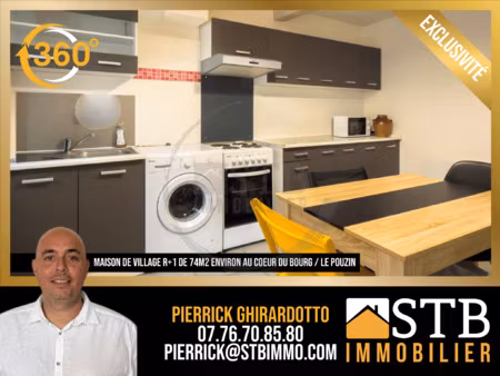 maison de village rénovée avec caves au pouzin