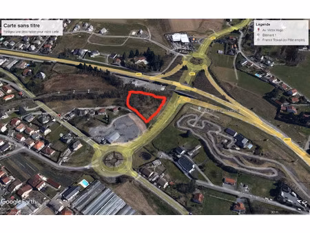 terrain à vendre lourdes 2562m2 75 000€
