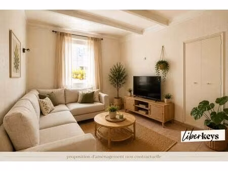 appartement t3 à rénover - st chamas