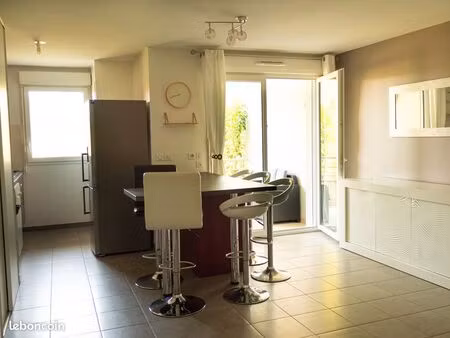 t2 meublé à louer à couzeix – résidence sécurisée avec piscine