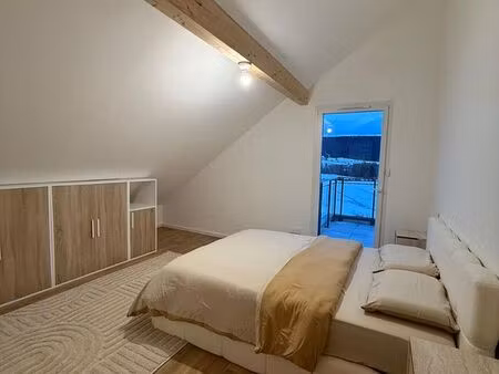 appartement meublé t5 morteau - avec vue sur tout le val de morteau