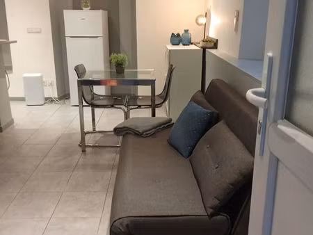 appartement meublée + débarras 7 m2 et petite cours