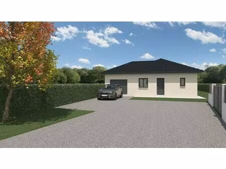 terrain avec maison neuve à vendre