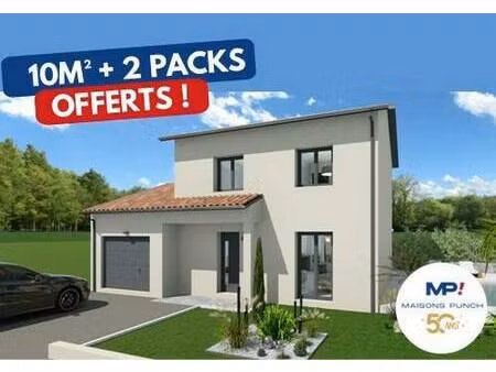 terrain avec maison neuve à vendre
