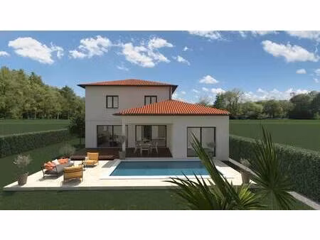 terrain avec maison neuve à vendre