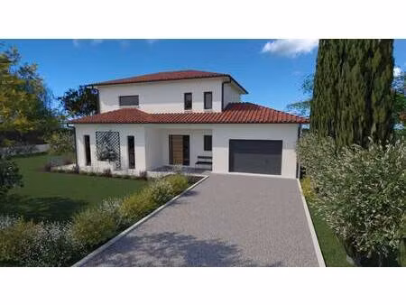 terrain avec maison neuve à vendre