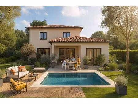 terrain avec maison neuve à vendre