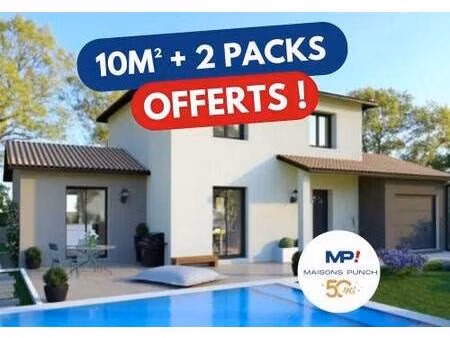 terrain avec maison neuve à vendre