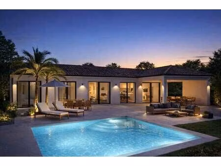 terrain avec maison neuve à vendre