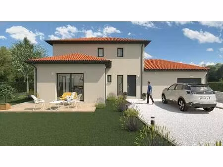 terrain avec maison neuve à vendre