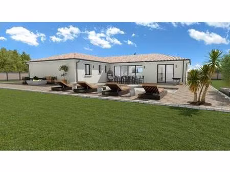 terrain avec maison neuve à vendre