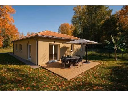 terrain avec maison neuve à vendre