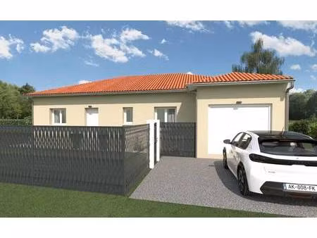 terrain avec maison neuve à vendre