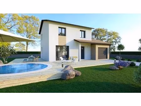 terrain avec maison neuve à vendre