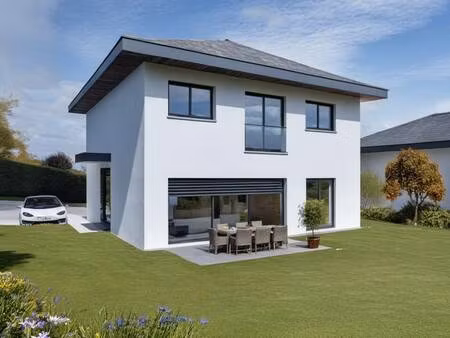 terrain avec maison neuve à vendre