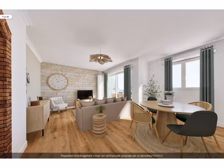 appartement à vendre 4 pièces dijon (21) - 78m² - 3 chambres