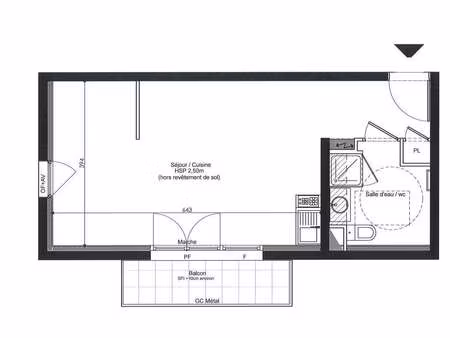 location appartement t1 à saint-nazaire (44600) : à louer t1 / 35m² saint-nazaire