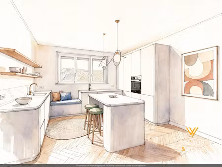 appartement t3 en duplex 74.4 m² avec tropezienne