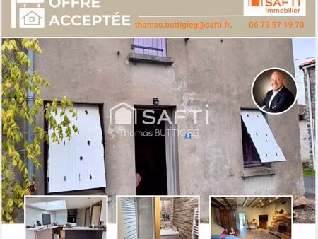 maison de village avec grange et atelier.