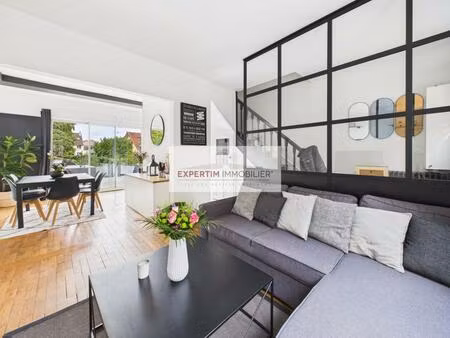 le chesnay  5p  3 chambres possibilite 4  refait a neuf  terrasse  jardin plein ouest