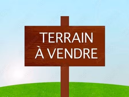 a vendre terrain plat