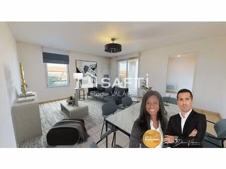 appartement t3 64m2 en rez de jardin l'isle d'abeau