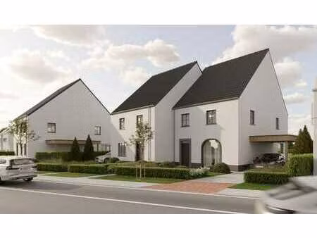 nieuwbouw halfopen bebouwing op ruime percelen te zottegem